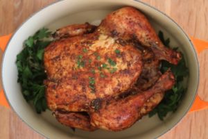 Easy roast chicken